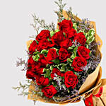 Red Roses and Greeting Card