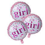 Its A Girl Foil Balloons