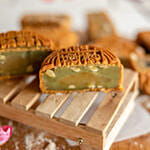 White Lotus and Pandan Paste Moon Cake