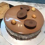 Hazelnut Dark Chocolate Mousse Cake 6 Inches