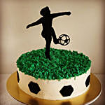 Football Themed Chocolate Cake 6 inches