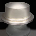 Pearly Elegant Vanilla Cake 6 inches