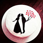 Romantic Couple Chocolate Cake 6 inches