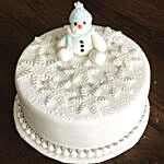 Snowman Vanilla Cake 8 inches