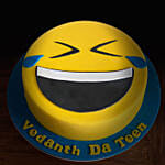 Laughing Emoji Chocolate Cake 6 inches Eggless