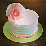 Pretty Pink Chocolate Cake 8 inches Eggless