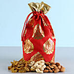 Diya and Dry Fruits Potli