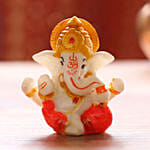 White Lord Ganesha Idol