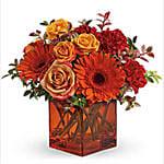 Ornamental Orange Floral Arrangement