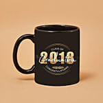 Graduation Black Printed Mug