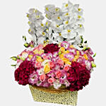 Dreamy Floral Basket