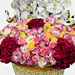 Dreamy Floral Basket