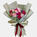 Posy Of Pink Roses