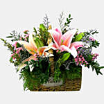 Spring Floral Basket