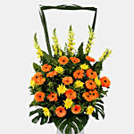 Yellow and Orange Floral Arrangement