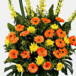 Yellow and Orange Floral Arrangement