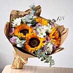 Splendid Bouquet Of Mixed Flowers