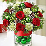 Christmas Decor Floral Vase