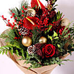 Xmas Theme Flower Bouquet