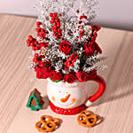 Ceramic Mug Flower Arrangement