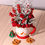 Ceramic Mug Flower Arrangement