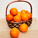 Healthy Basket Of Oranges