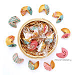 Delicious Dipped Fortune Cookies