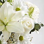 Beautiful White Flowers Vase