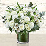 Glamorous White Flowers Vase