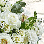 Glamorous White Flowers Vase