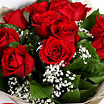 Bunch Of Ravishing Red Roses