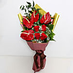 Exotic Red Flower Bouquet