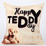 Happy Teddy Day Mug & Cushion Combo