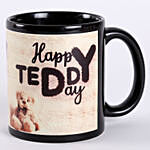 Happy Teddy Day Mug & Cushion Combo