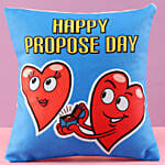 Proposing Hearts Cushion