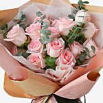 18 Soft Pink Roses