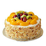 12 Soothing Flower Bunch With Fruit Cake