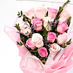 14 Mixed Roses Bouquet