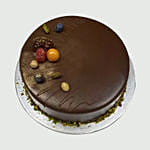 Asiatic Lilies Bunch With Chocolate Cake