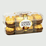 Beauty of 3 Red Roses & Ferrero Rocher