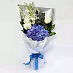 Blue & White Flower Bunch