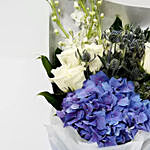 Blue & White Flower Bunch
