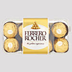 Ceramic Personalised Black Mug & Ferrero Rocher