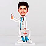 Male Doctor Personalised Caricature & Choco Combo