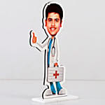 Male Doctor Personalised Caricature & Choco Combo