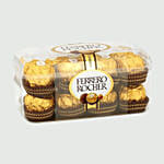 Mesmerizing Flowers Bunch & Ferrero Rocher