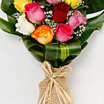 Mixed 12 Roses Bouquet