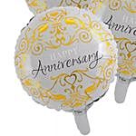 Happy Anniversary Foil Balloons