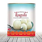 Pink Roses Arrangement and Rasgulla Combo