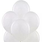 White Helium Balloons